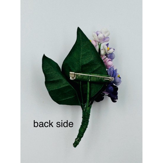 Handmade brooch "Lilac"
