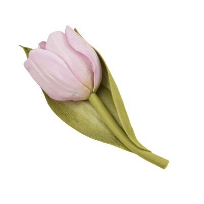 Brooch "Pink Tulip "