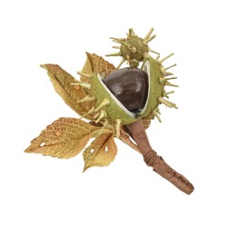 Brooch "Chestnut"