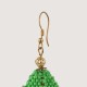 Artisanal beaded earrings "Pink tulip" from "Tulip Bloom" collection Artisanal beaded earrings "Pink tulip" from "Tulip Bloom" collection