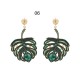 Earrings "Monstera Leaf"
