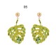 Earrings "Monstera Leaf"