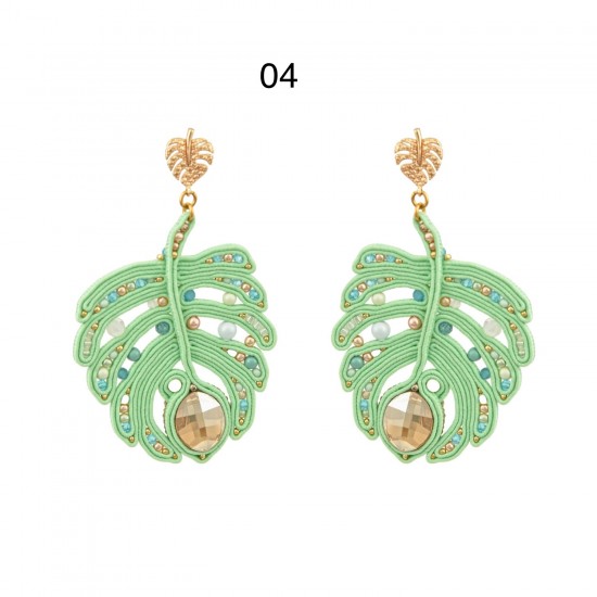 Earrings "Monstera Leaf"