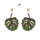 Earrings "Monstera Leaf"