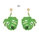 Earrings "Monstera Leaf"