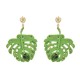 Earrings "Monstera Leaf"