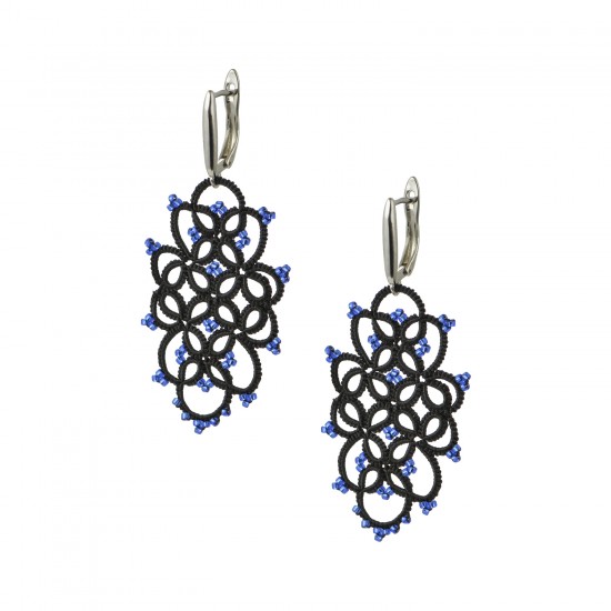 Earrings "Night weaving" Earrings "Night weaving"