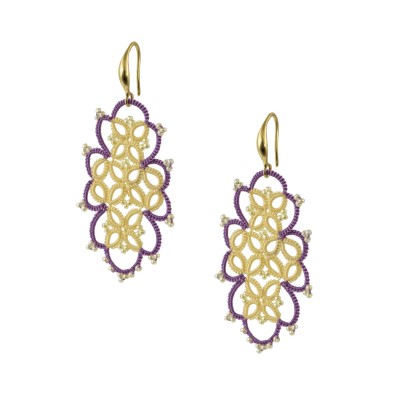 Earrings "Sun weaving" Earrings "Sun weaving"