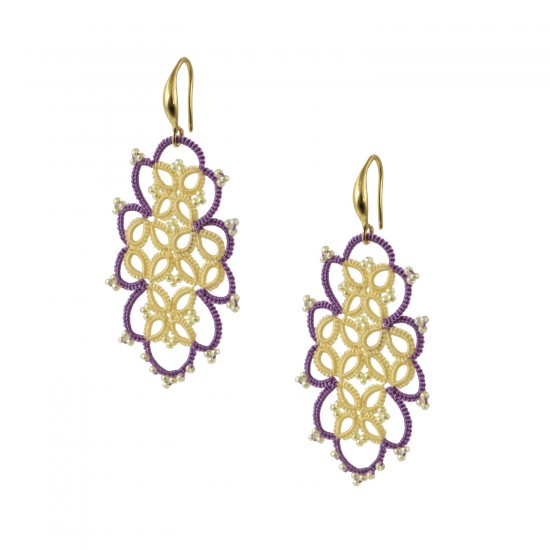 Earrings "Sun weaving" Earrings "Sun weaving"