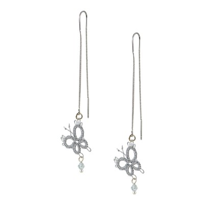Tatting earrings "Butterfly" Tatting earrings "Butterfly"