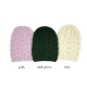 Hand knitted  hats. Wool blending yarn hats. 