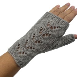 Handmade knitted Mittens. 
