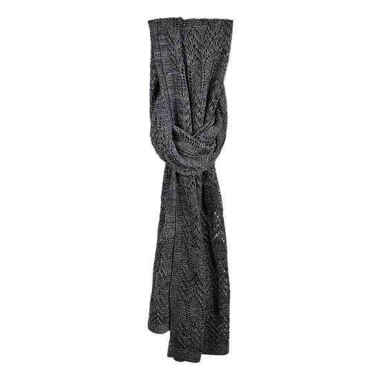 Long Charcoal shawl