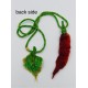 Handmade necklace "Red Pepper"
