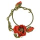 Necklace "Red Poppy" 
