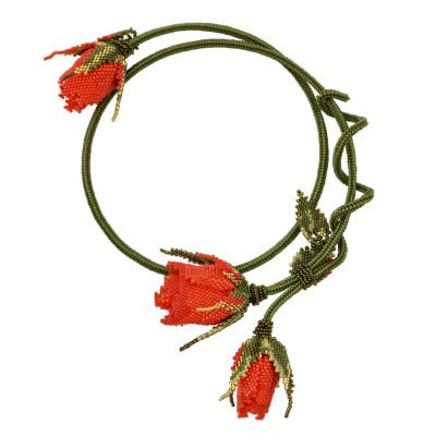 Necklace "Roses"