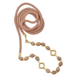 Handmade beaded necklace "Sakura"