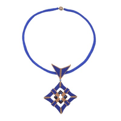 Necklace "Magic Square "
